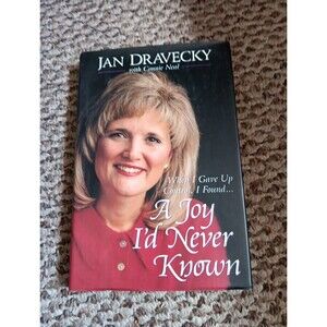 A Joy I'd Never Known The Story of My Life by Jan Dravecky Connie Neal HCDJ 1996